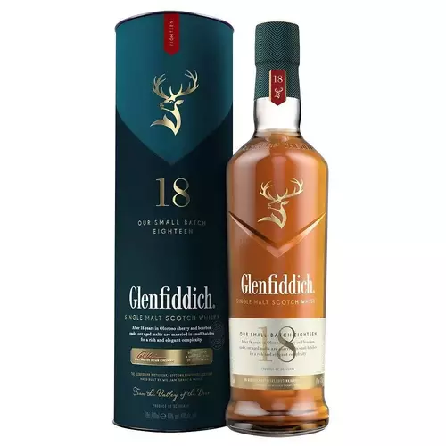 Whisky Glenfiddich 18Yo Tuba 0,7l 40%