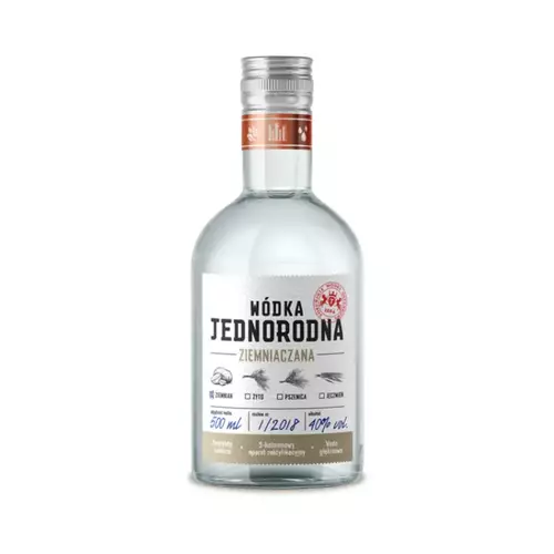 Wódka Jednorodna Ziemniaczana 40% 0,5l