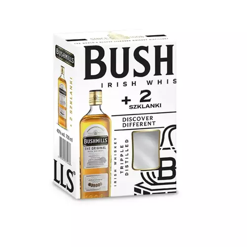 Bushmills Original 0,7l Kartonik+ 2 szklanki