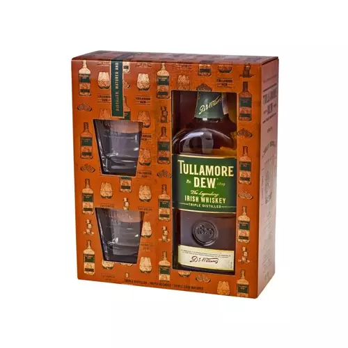 Tullamore Xmass 40% 0,7l+ 2 szklanki