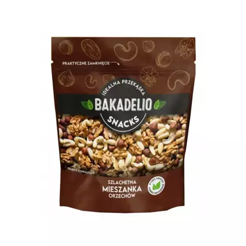 Bakadelio Snacks Mieszanka Orzechów Szlachetnych 160g