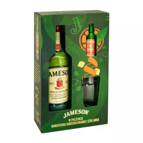 Jameson 0,7l+ Szklanka+ Miniaturka 