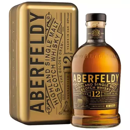 Whisky Aberfeldy 12Yo Gold Puszka