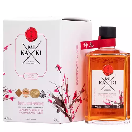 Kamiki Sakura Wood Blended Malt Whisky 0.5l 48%