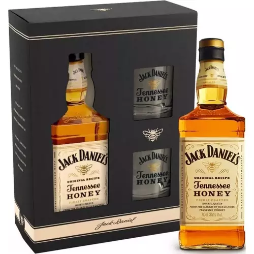 Whisky Jack Daniel's Honey 0.7l + 2 Szklanki
