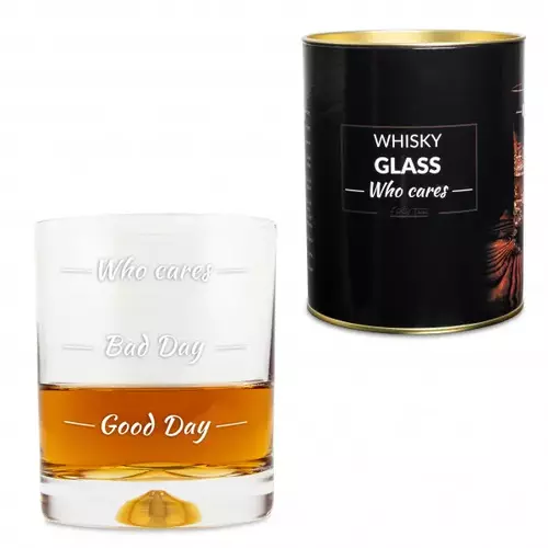 Szklanka do Whisky "Who Cares"